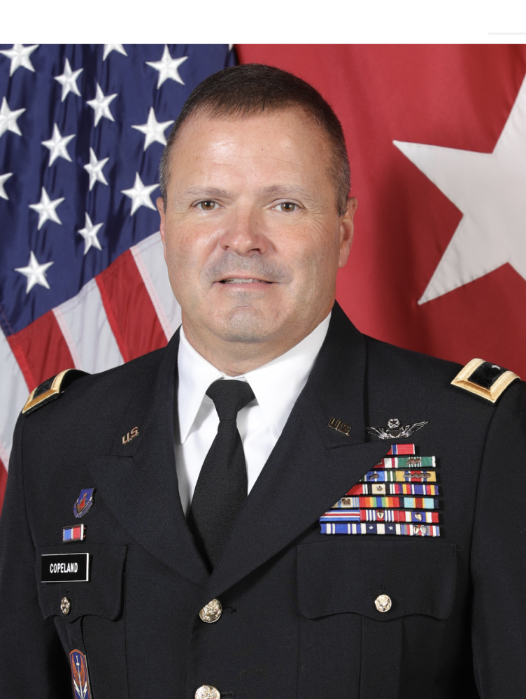 Portrait of Brigadier General Copeland in dress uniform