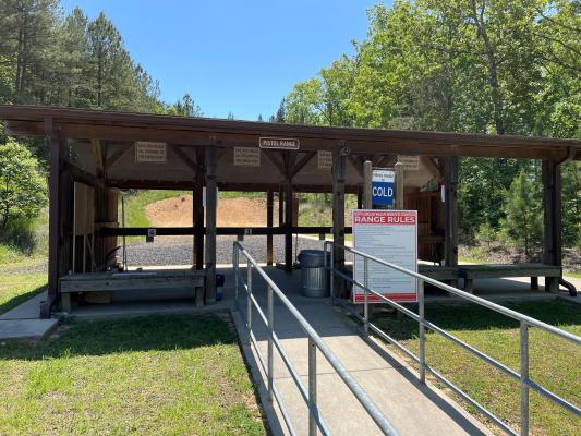  25-yard range with 4 shooting stations