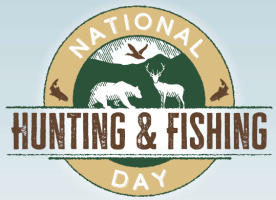 official logo for National Hunting & Fishing Day