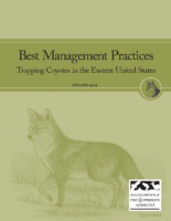 Cover of the Best Management Practices publication features a drawing of a coyote