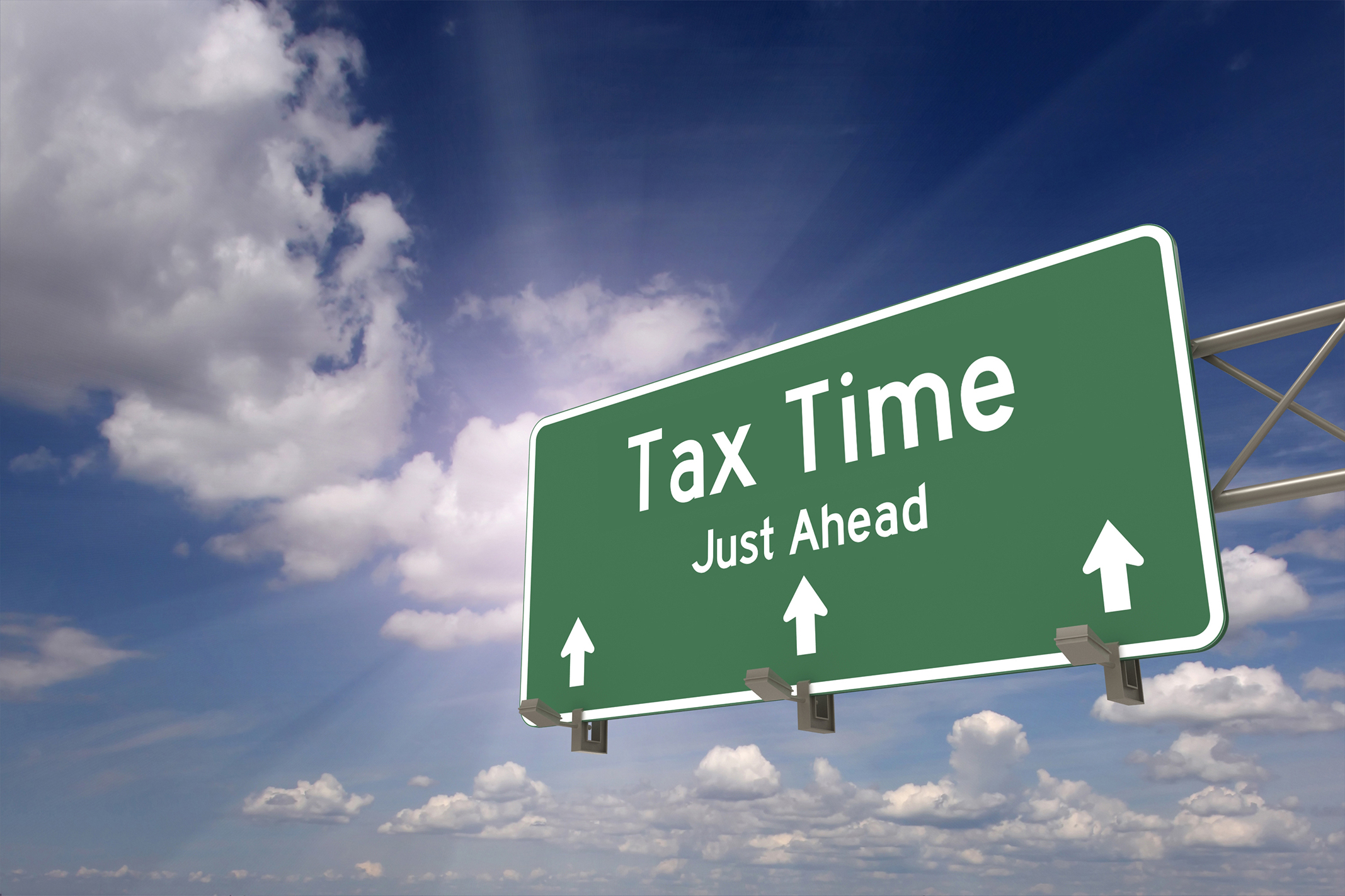 Tax Time sign