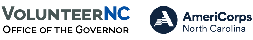 VolunteerNC and AmeriCorps logos