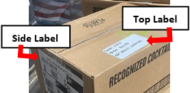 Top and Side Label Example