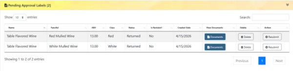 Resubmit Application