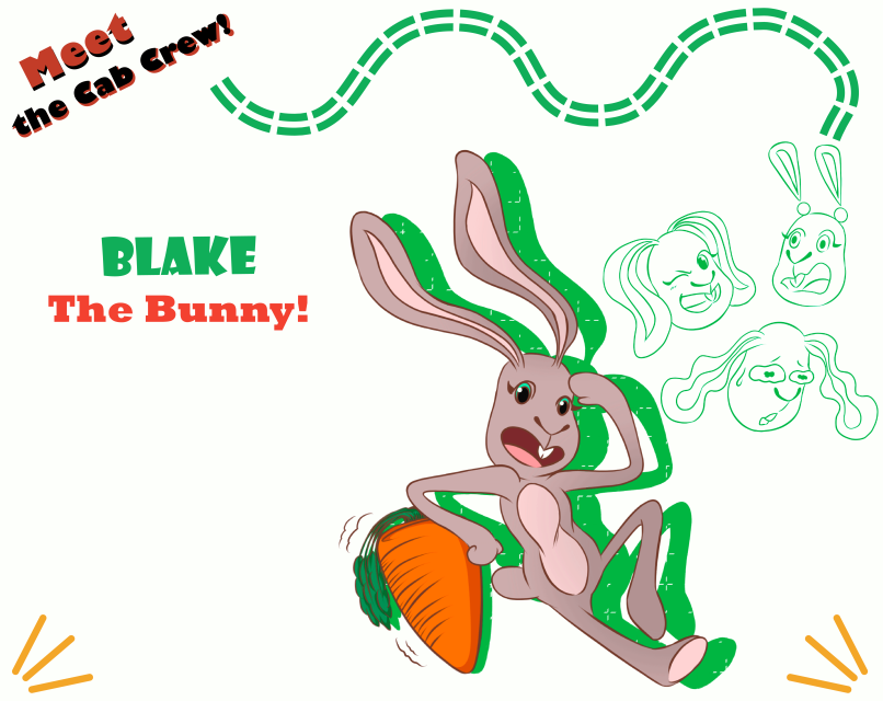 Meet the Cab Crew - Blake the Bunny
