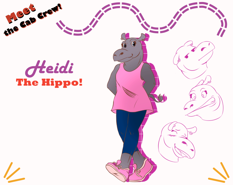 Meet the Cab Crew - Heidi the Hippo