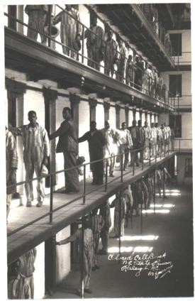 Cell Block in Raleigh Central Prison