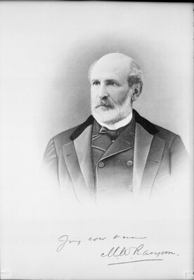 General Matt Whitaker Ransom     Photo by Albert Barden. From the Albert Barden Collection, State Archives of North Carolina, Raleigh, NC.