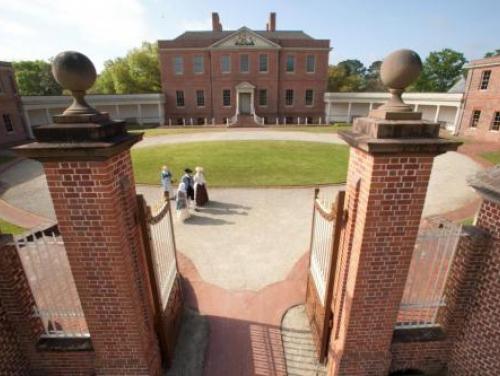 Ariel photo of Tryon Palace