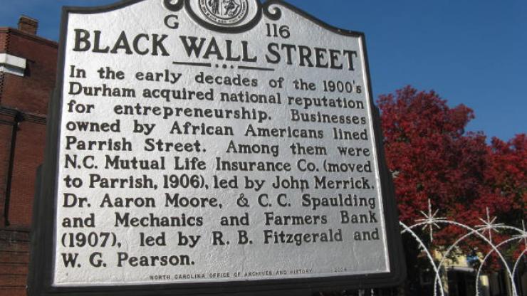 Black Wall Street | NC DNCR