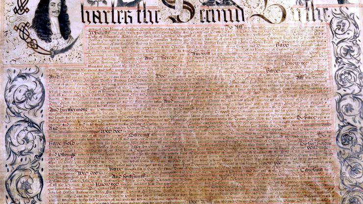 The First Page of the Carolina Charter