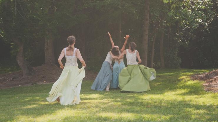 Murmurations Dance company performs Birthing Bodies.