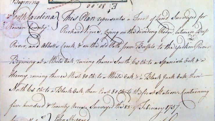 One of many surveys by William Churton. One of many surveys by William Churton.