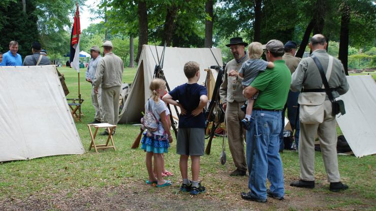 A Civil War Camp at the Museum of the Cape Fear in Fayetteville A Civil War Camp at the Museum of the Cape Fear in Fayetteville