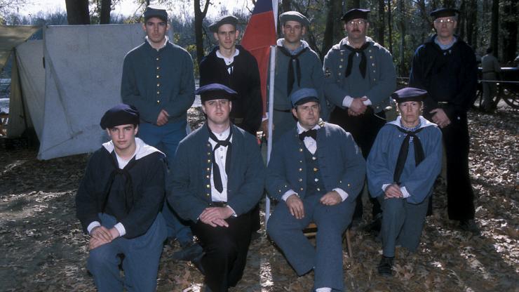 Civil War Naval reenactors will participate in a Civil War history event Saturday. Civil War Naval reenactors will participate in a Civil War history event Saturday.