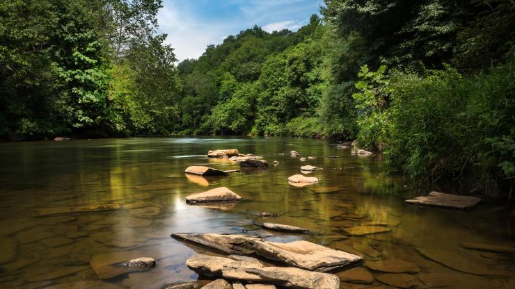 New River in northwest North Carolina New River in northwest North Carolina