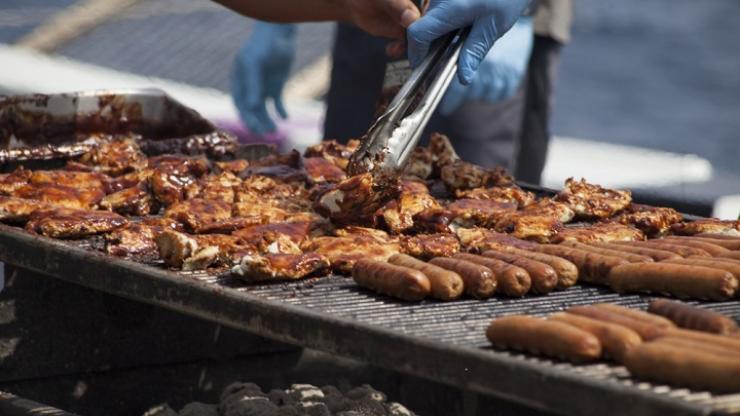 barbecue cooked on a grill