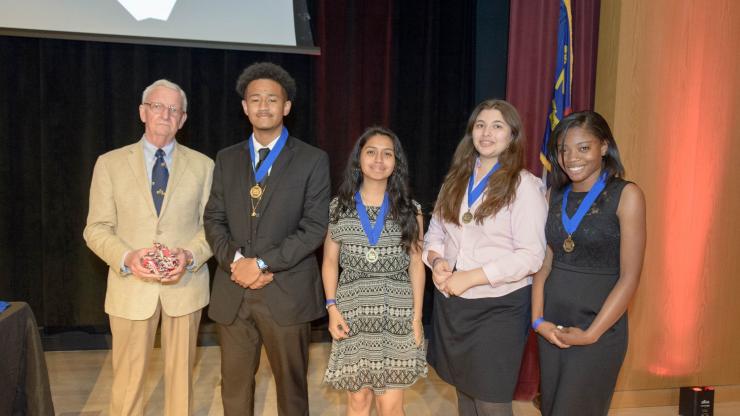 After a day of competing and presenting facts at the History Day competition in Raleigh After a day of competing and presenting facts at the History Day competition in Raleigh