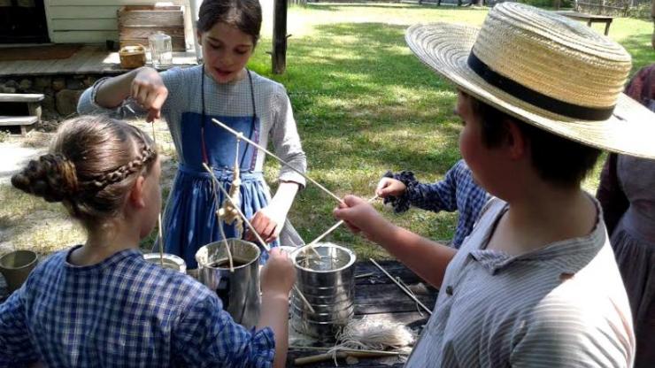 Volunteers help interpret the history of Duke Homestead State Historic Site Volunteers help interpret the history of Duke Homestead State Historic Site