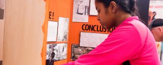 North Carolina Student at the 2019 National History Day competition