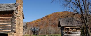 Vance Birthplace in Fall