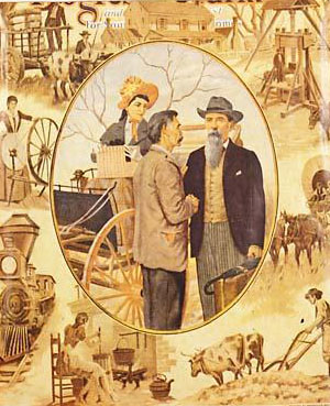 An image of L. L. Polk in a 1926 issue of The Progressive Farmer. Image from the N.C. Museum of History