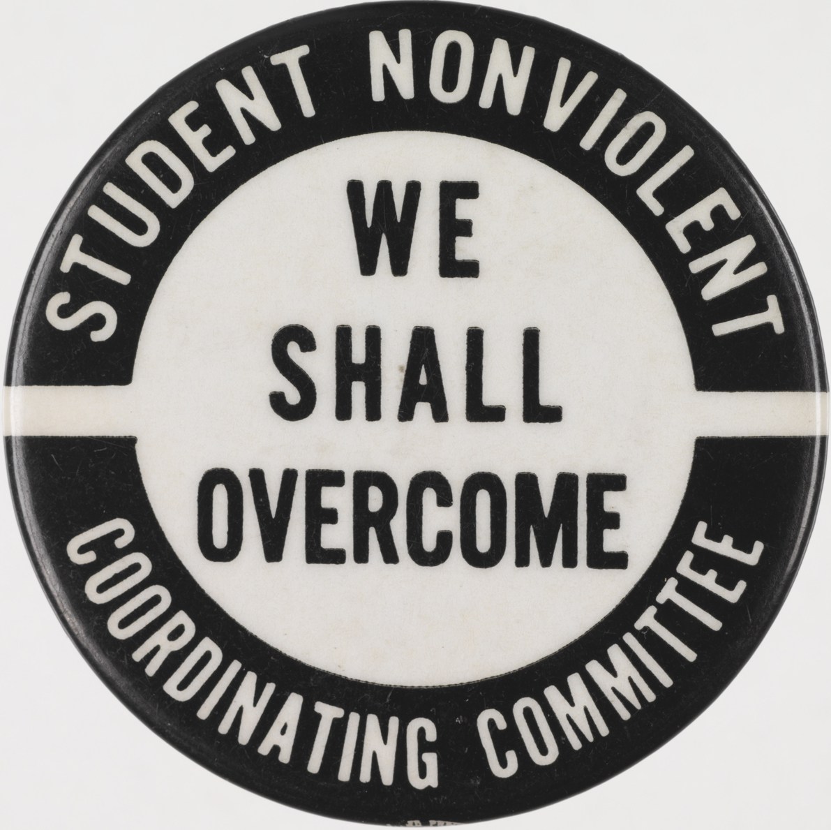 Student Nonviolent Coordinating Committee Badge. Image from Smithsonian Institute. 