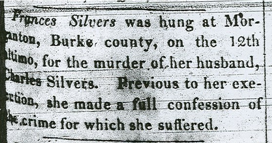 A newspaper article announcing Silver’s death.