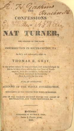 The Confessions of Nat Turner