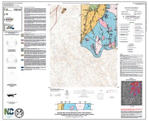 Geologic map of the northeastern portion of the VICKSBORO  Quadrangle