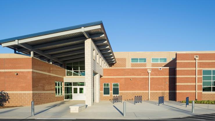 J.M. Alexander Middle School in Huntersville; Photo courtesy of Balfour Beatty