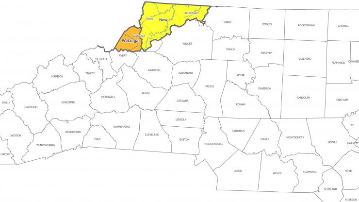 Watauga Watershed Map