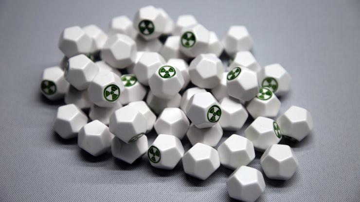 Radioactive Dice A group of special 12 sided dice for use in this activity