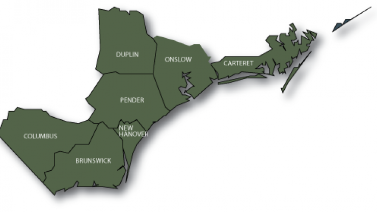 Wilmington regional map Wilmington regional map