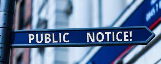 public notice flag