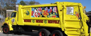 recycling truck recycling truck
