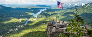 A view from Chimney Rock
