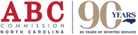 ABC Commission North Carolina 90 Years of Spirited Service logo