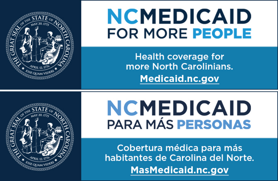 NC Medicaid bilingual logo