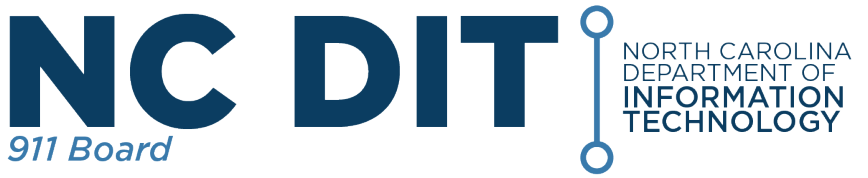 NC DIT North Carolina Department of Information Technology 911 Board logo