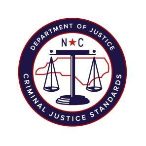 North Carolina Department of Justice Criminal Justice Standards Division seal