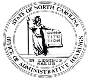 North Carolina Office of Administrative Hearings seal