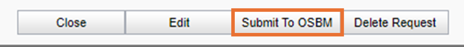 Final review screen and submission button in IBIS