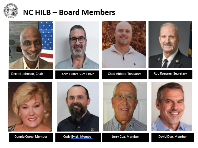 NC HILB - Board Members