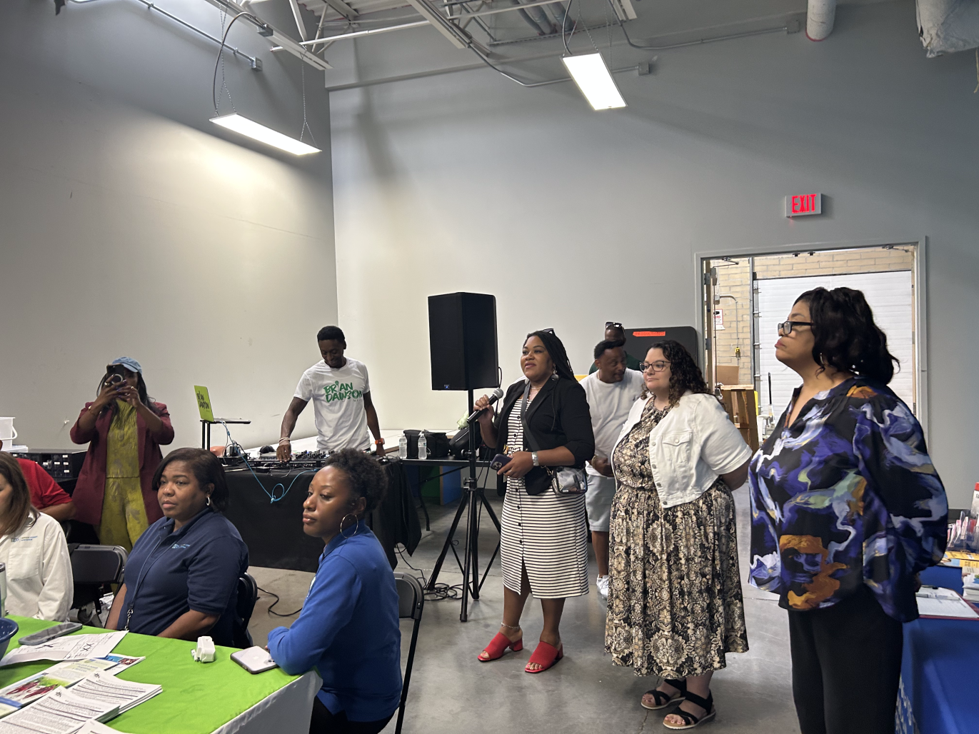 Heather Garrett speaks on behalf of Temporary Solutions