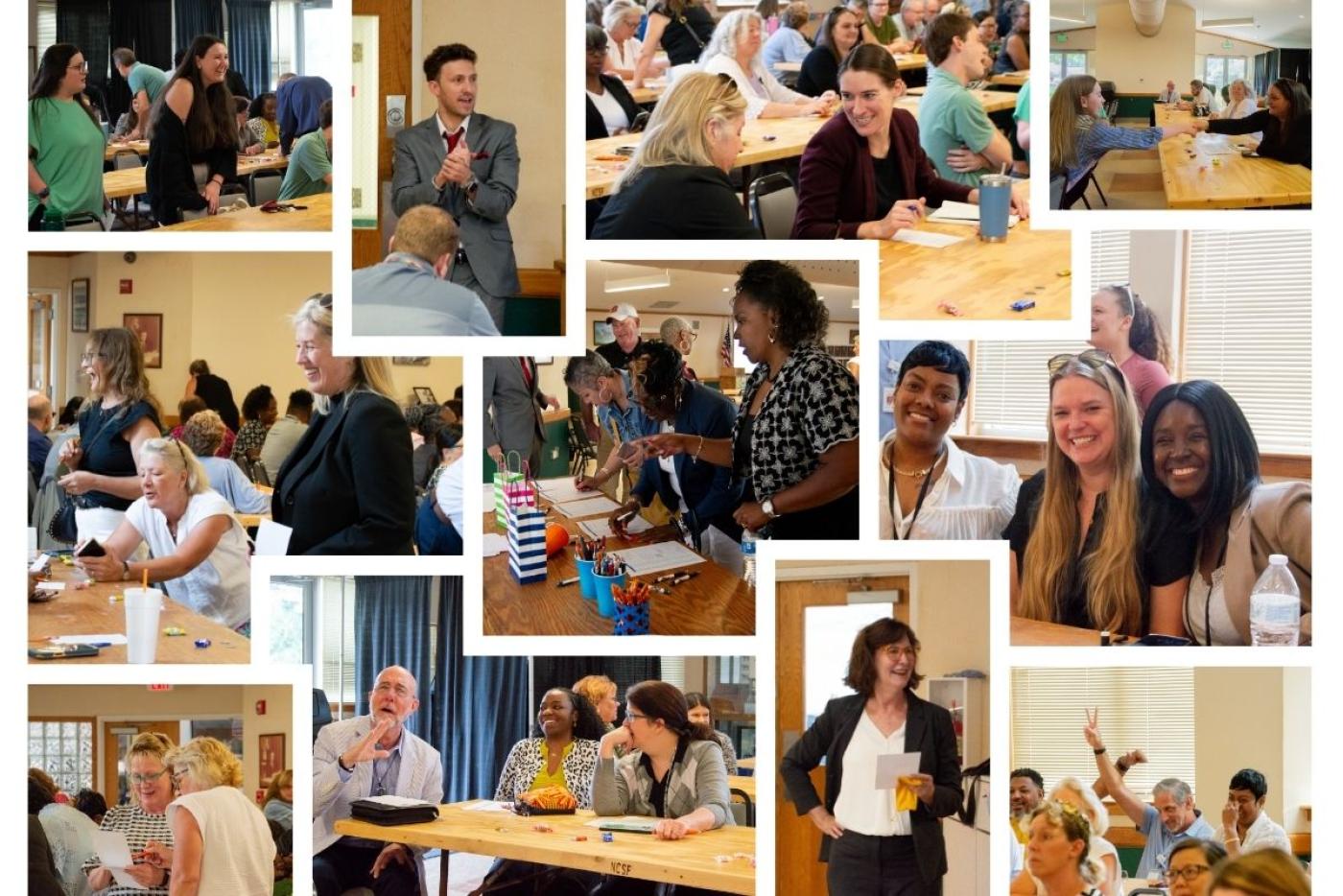 July 2025 all-staff meeting collage.