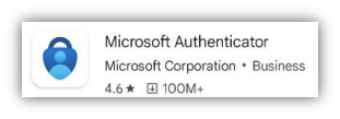 Microsoft Authenticator app on the app store.