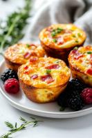 egg bites with bacon and chives