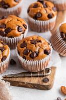 protein muffins with chocolate chips