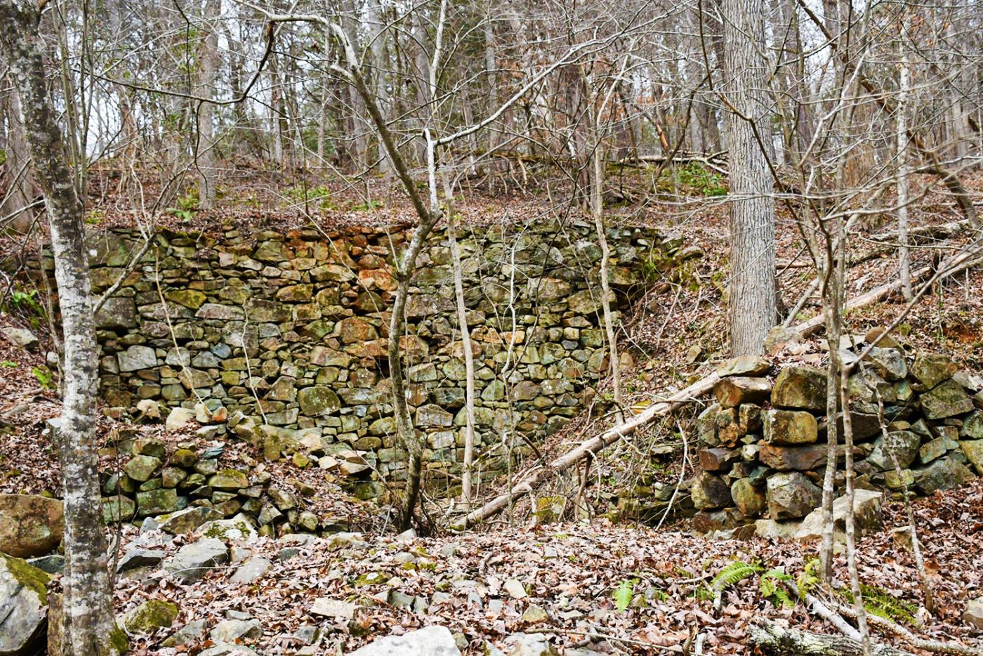 Remnants of the Holden Mill at Eno River State Park